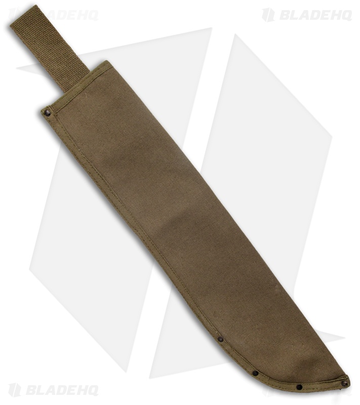 Jake Hoback Knives Fixed Blade Machete "The Way" Black Micarta (18" Stonewash)