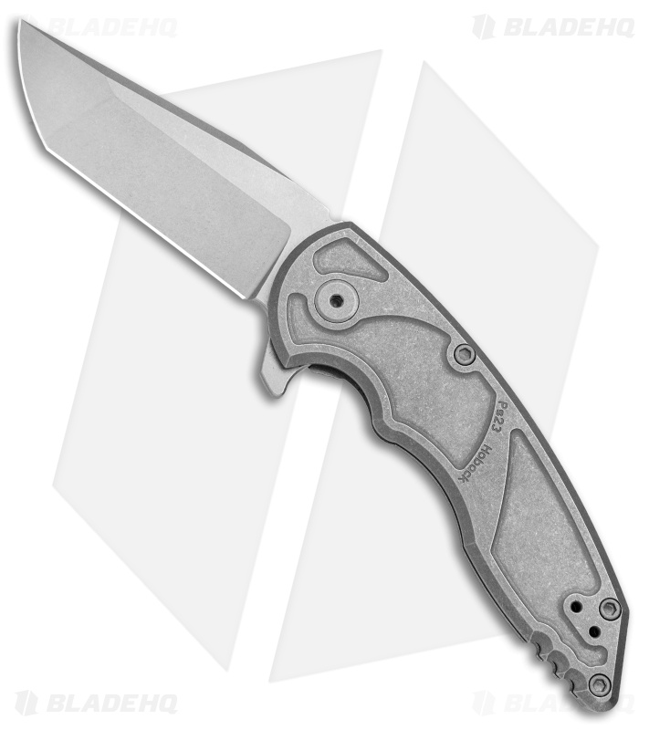 Jake Hoback Knives A8 Slimline Frame Lock Knife Titanium (3.125" Stonewash)