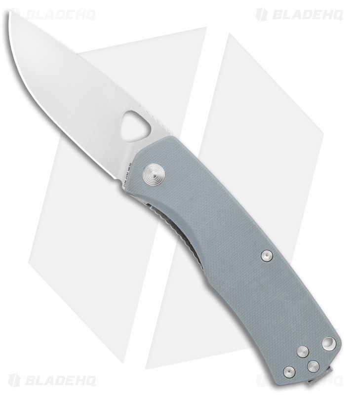 The James Brand The Folsom Liner Lock Knife Primer Gray G-10 (2.75" Satin)