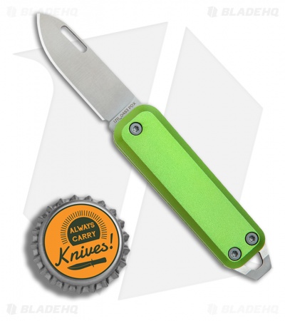 The James Brand The Elko Slip Joint Keychain Knife Electric Moss (1.6" Satin)