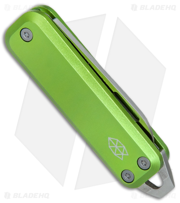 The James Brand The Elko Slip Joint Keychain Knife Electric Moss (1.6" Satin)