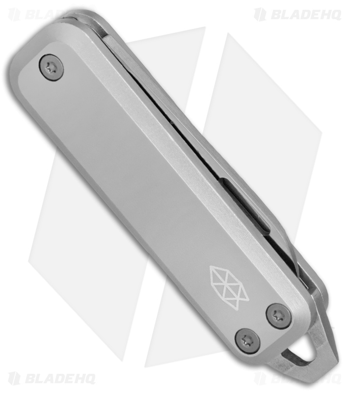 The James Brand The Elko Slip Joint Keychain Knife Silver (1.6" Satin)