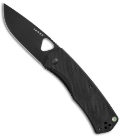 The James Brand The Folsom Liner Lock Knife Black G-10 (2.75" Black)