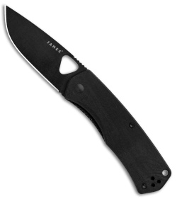 The James Brand The Folsom Liner Lock Knife Ebony Wood (2.75" Black)