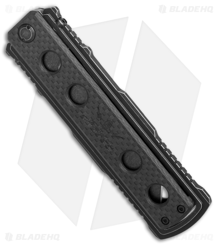 Jesse James Nomad Swing Blade Knife Carbon Fiber (4" Black Stonewash) JJKC