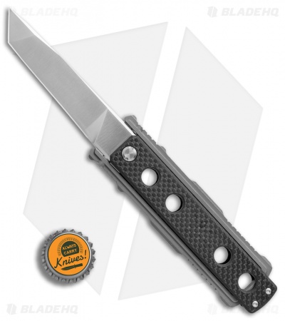 Jesse James Nomad Swing Blade Knife Carbon Fiber (4" Satin) JJKC