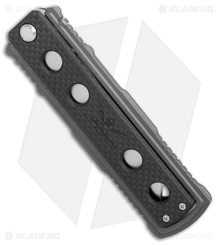 Jesse James Nomad Swing Blade Knife Carbon Fiber (4" Satin) JJKC