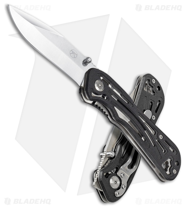 Kilimanjaro Caula Folding Knife Black G-10 (3.375" Satin) 910023