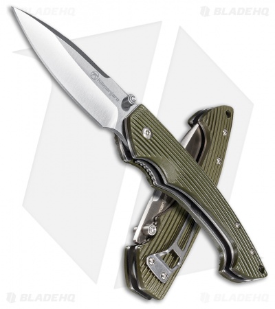 Kilimanjaro Firma Folding Knife OD Green G-10 (3.125" Satin) 910016