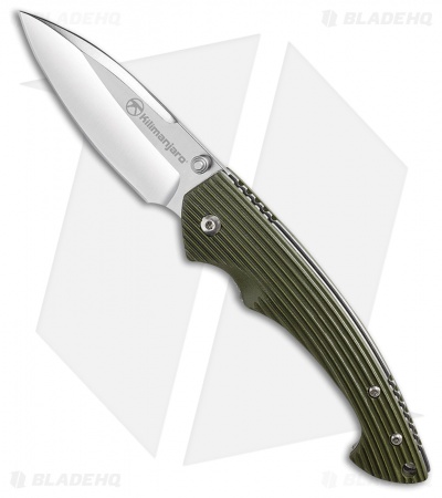 Kilimanjaro Firma Folding Knife OD Green G-10 (3.125" Satin) 910016