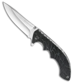 Kilimanjaro Makazi Flipper Folding Knife Black G-10 (3.625" Satin) 910059