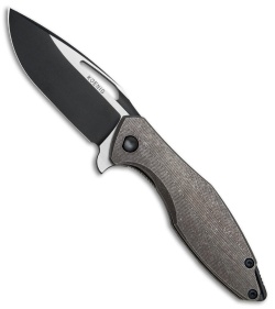 Koenig Arius Knife Patterned Bronze Distress Ti (3.5" Black DLC)