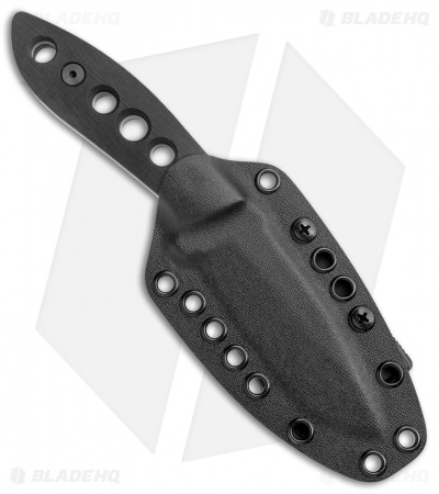 Krein Knives K9 Model 6 Fixed Blade Knife Black G-10 (3.75" Stonewash)