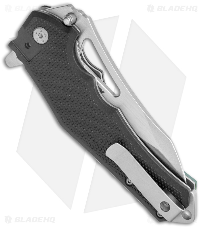Lansky Responder Liner Lock Knife Black/Green G-10 (3.25" Satin) LS07785