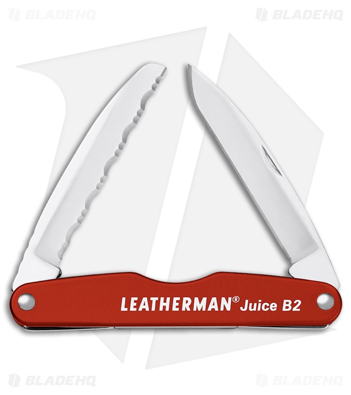 Leatherman Juice B2 Pocket Knife 3.25" Cinnabar Orange Al 832366