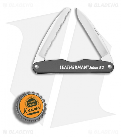 Leatherman Juice B2 Pocket Knife 3.25" Graphite Gray Al 832365