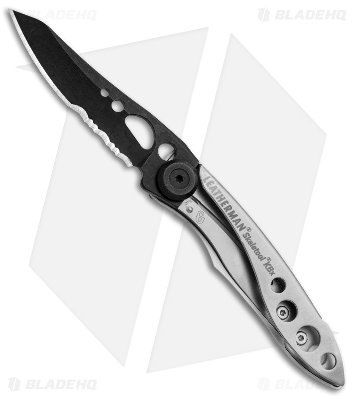 Leatherman Skeletool KBX Black & Silver | Liner Lock Knife | Black