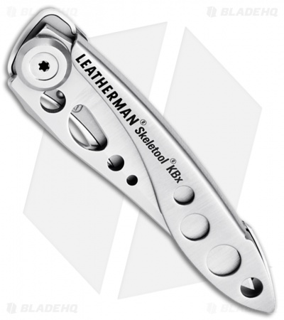 Leatherman Skeletool KBX Liner Lock Knife Stainless (2.6" Satin Serr) 832382