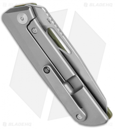 Liong Mah Design KUF EDC 3.0 Kitchen Utility Frame Lock Knife Green G-10 (3" SW)