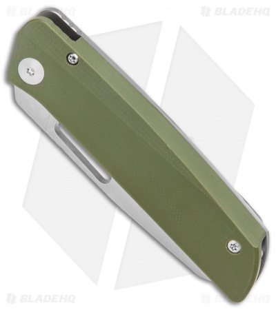 Liong Mah Design KUF EDC 3.0 Kitchen Utility Frame Lock Knife Green G-10 (3" SW)