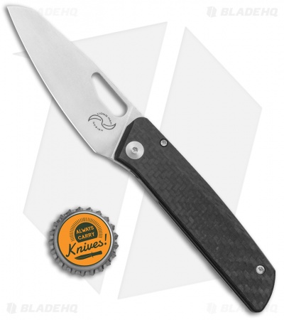 Liong Mah Design KUF EDC 3.0 Kitchen Utility Frame Lock Knife CF/Ti (3" SW)