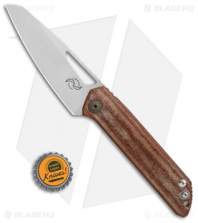 Liong Mah Design KUF Kitchen Utility Frame Lock Micarta (3.8" Stonewash)