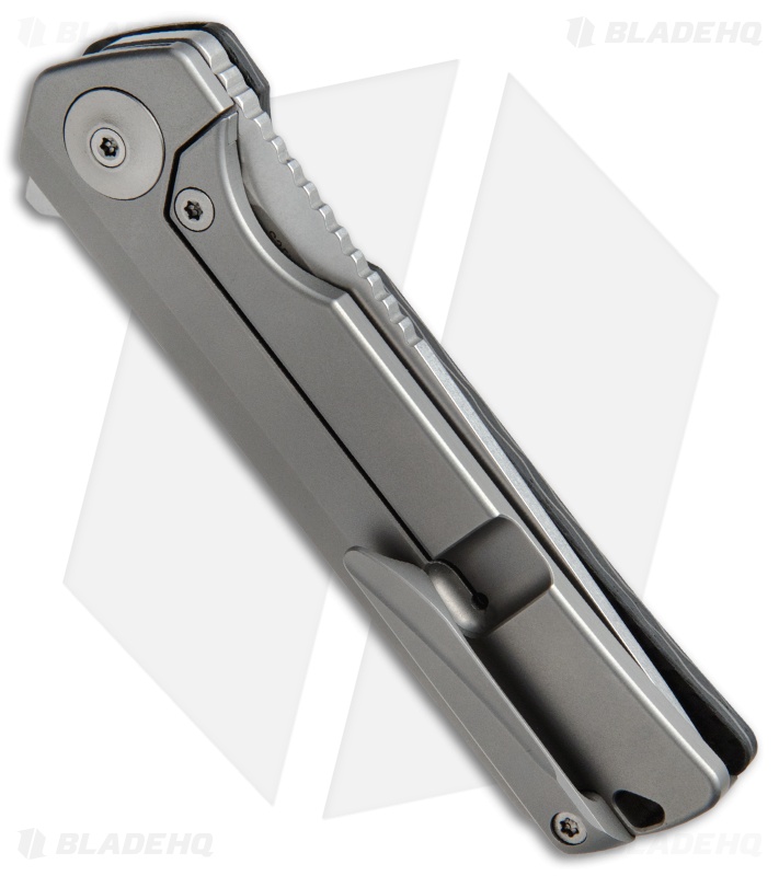 Liong Mah Design Warrior One V2 Frame Lock Knife Carbon Fiber (3.375" Stonewash)