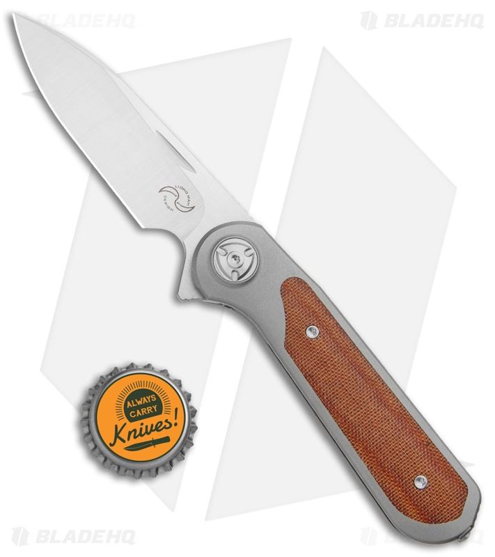 Liong Mah Design Zulu - Folding Knife | Brown Micarta | Blade HQ
