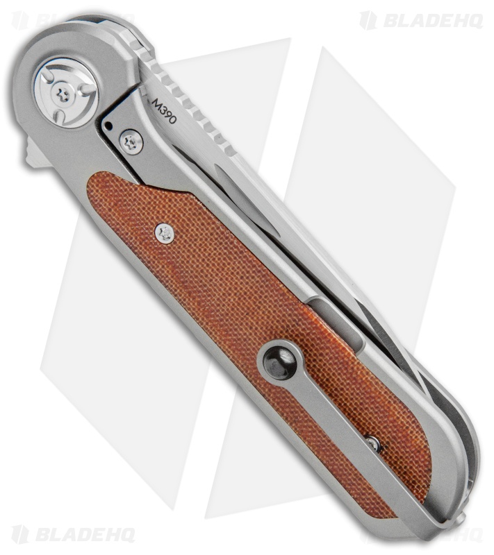 Liong Mah Design Zulu - Folding Knife | Brown Micarta | Blade HQ