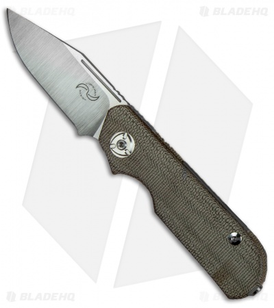 Liong Mah Traveler Knife | Orange + Spear Pt | Blade HQ