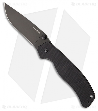 MARSER Kampfer Ka-271 Liner Lock Knife Black G-10 (3.75" Black) 