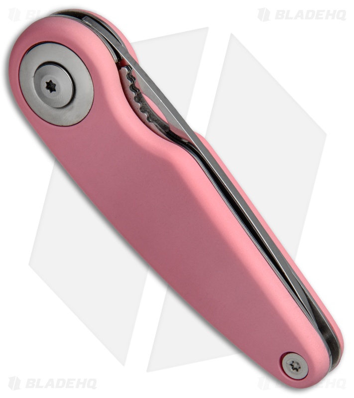 Marttiini Pelican Folding Knife Pink Rubber (2.75"Mirror) 925160