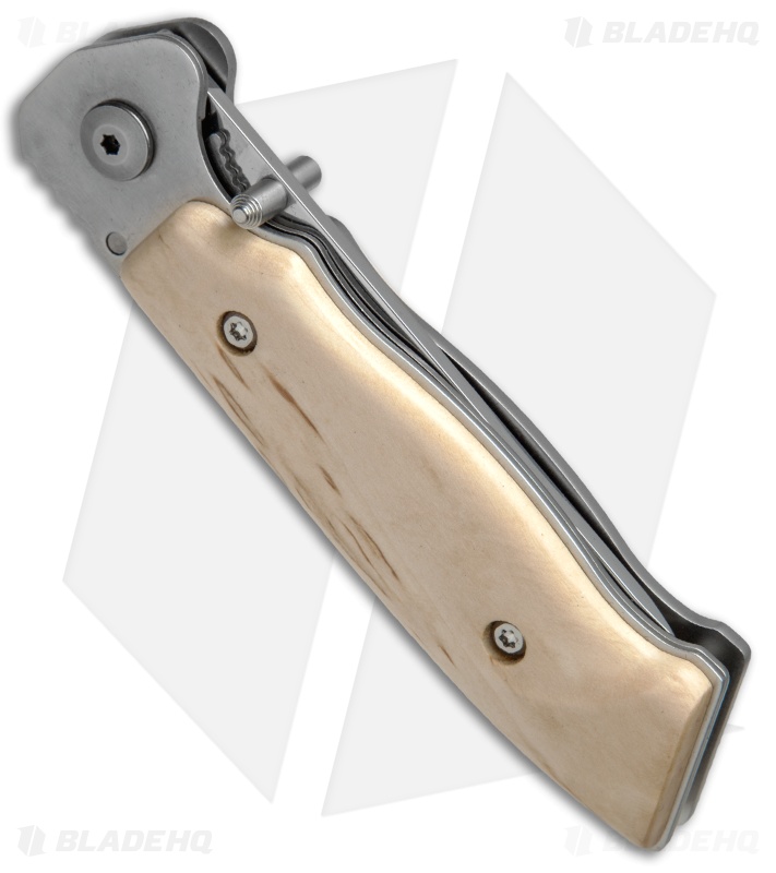 Marttiini Polar Folding Knife Curly Birch (3.125" Mirror) 945110