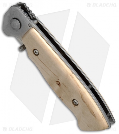 Marttiini Polar Folding Knife Curly Birch (3.125" Mirror) 945110