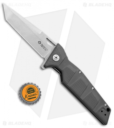 Maserin Artiglio Tanto Knife Steel/Dark Gray G10 (3.75" Stonewash) 420G10S