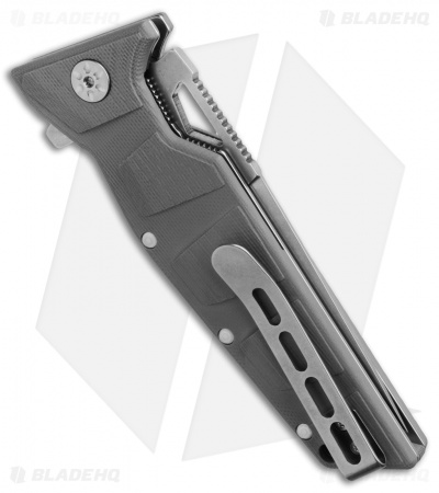 Maserin Artiglio Tanto Knife Steel/Dark Gray G10 (3.75" Stonewash) 420G10S