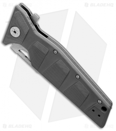 Maserin Artiglio Tanto Knife Steel/Dark Gray G10 (3.75" Stonewash) 420G10S