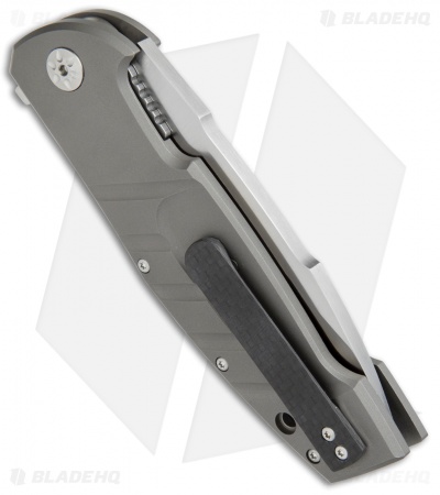 Maserin Sergio Consoli Bulldog Liner Lock Flipper Knife Ti (3.75" Satin) 403