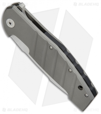 Maserin Sergio Consoli Bulldog Liner Lock Flipper Knife Ti (3.75" Satin) 403