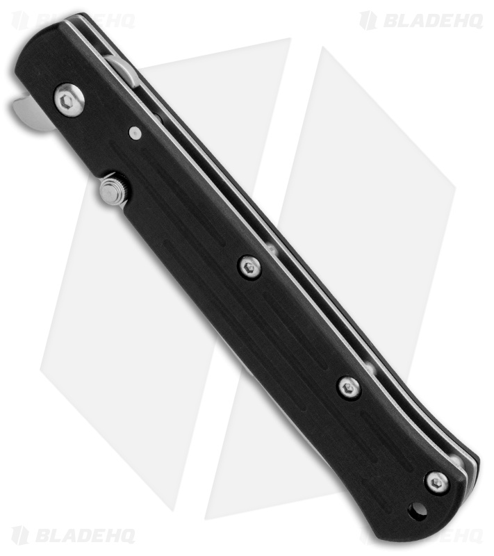 Maserin Stilletto Bayonet Liner Lock Knife Black (3.8" Bead Blast) 620B