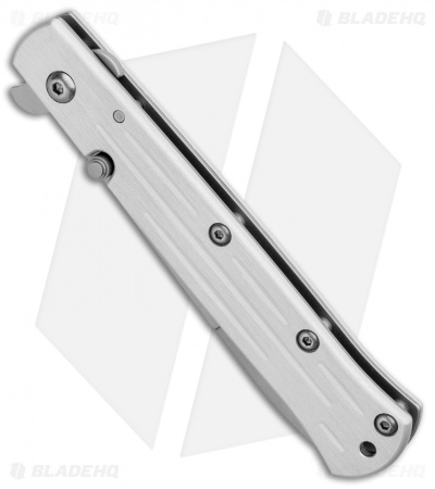 Maserin Stilletto Bayonet Liner Lock Knife Gray (3.8" Bead Blast) 620G