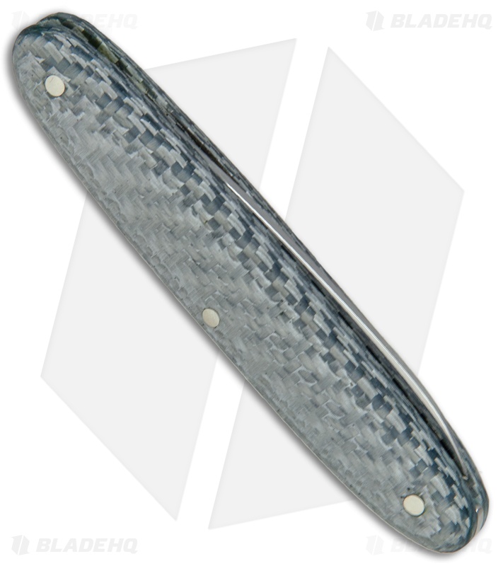 Maserin Temperini 175 Silver Carbon Fiber Pen Knife (2.5" Polish) 175/CG