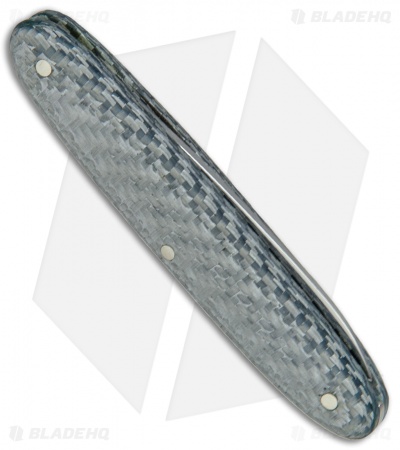 Maserin Temperini 175 Silver Carbon Fiber Pen Knife (2.5" Polish) 175/CG