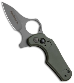 Max Venom Dimachaerus Jr. Impact Folding Knife OD Green (3" Bead Blast)