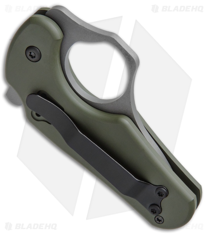 Max Venom Dimachaerus Jr. Impact Folding Knife OD Green (3" Bead Blast)