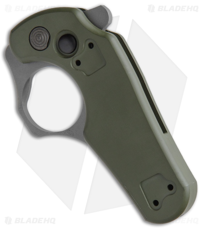 Max Venom Dimachaerus Jr. Impact Folding Knife OD Green (3" Bead Blast)