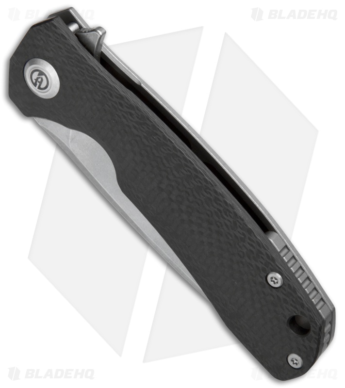 Maxace Balance 2017 Frame Lock Knife Black Carbon Fiber (3.625" Stonewash M390)