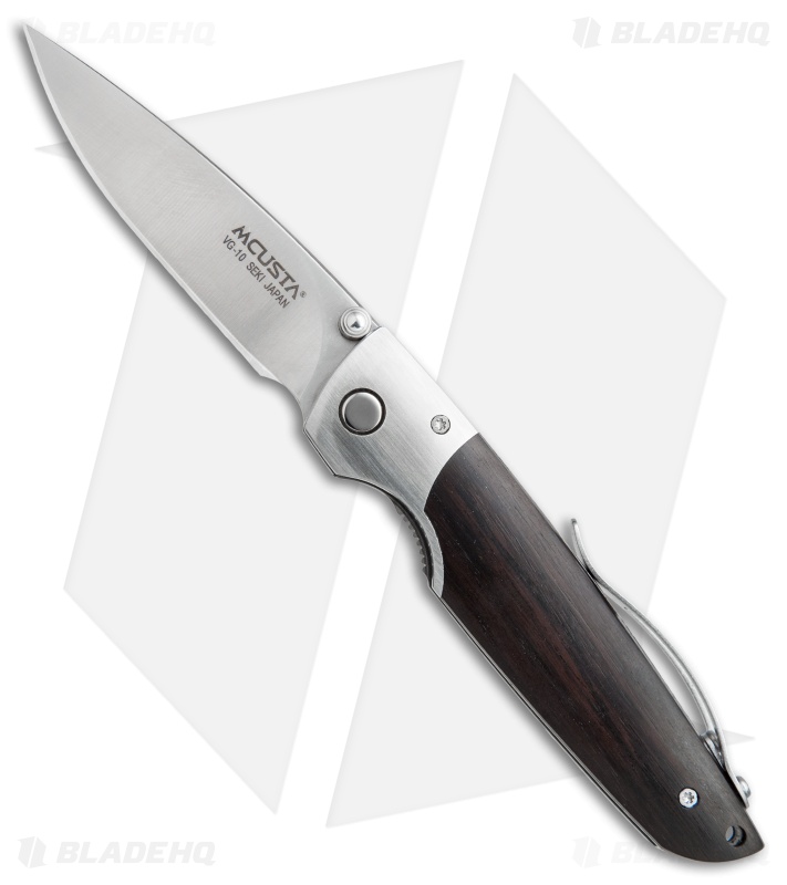 Mcusta Taina  Liner Lock Knife African Ebony Wood (2.75" VG-10) MCU144