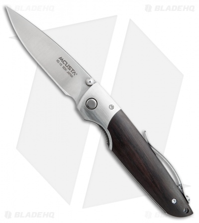 Mcusta Taina  Liner Lock Knife African Ebony Wood (2.75" VG-10) MCU144