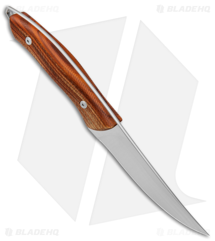 Mercury Trek Fixed Blade Knife Santos Wood Handle (5.1" Satin)